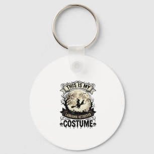 Labrador Retriever Heks Halloween Kostuum Shirt_1 Sleutelhanger