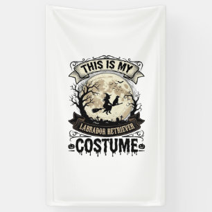 Labrador Retriever Heks Halloween Kostuum Shirt_1 Spandoek