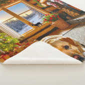 Labrador Retriever Holiday  Sherpa Deken (3/4)