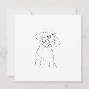 Labrador Retriever Hond Bedankkaart
