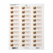 Labrador Retriever Hond gepersonaliseerd adres Etiket (Full Sheet)