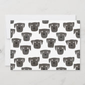 Labrador Retriever Hond Nieuwe Adres Aankondiging (Achterkant)