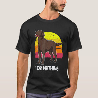 Labrador Retriever Hond Zonsondergang 37 T-shirt