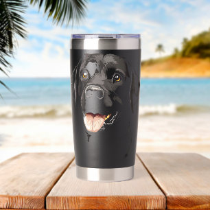 Labrador Retriever Honden Motief Huisdier Kunst La Geïsoleerde Drinkbeker