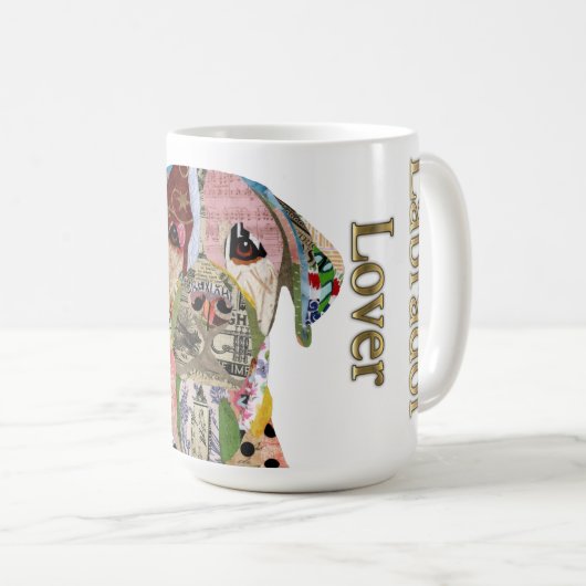 Labrador Retriever Hondenliefhebber Mok (Voorkant rechts)