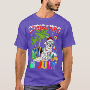 Labrador Retriever in Santa Hat Sunbril Christm T-shirt