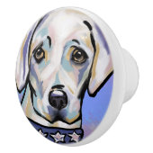 Labrador Retriever Keramische Knop (Rechts)