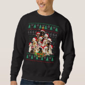 Labrador Retriever kerstboom Ugly Sweater (Voorkant)