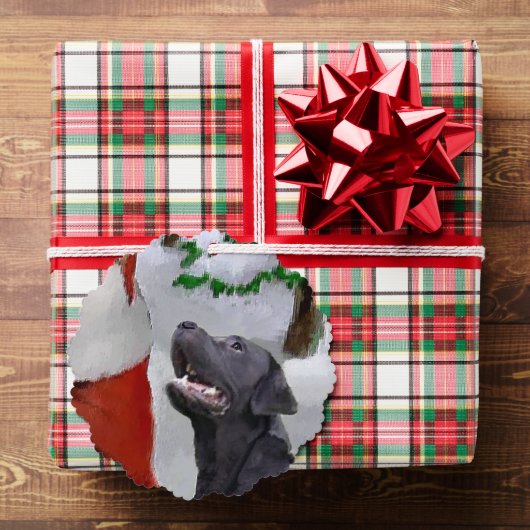 Labrador Retriever kerstcadeaus Ornament Kaart (Insitu (Geschenk))