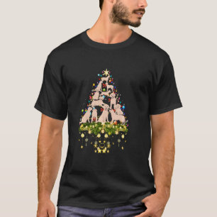 Labrador Retriever Kersthond Boom Licht Kerstmis H T-shirt