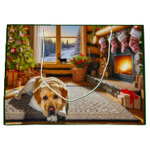 Labrador Retriever Kerstkaart
