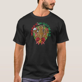 Labrador Retriever Kerstman Elf Rendier Christ T-shirt
