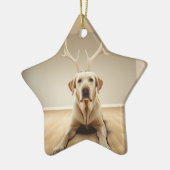 Labrador Retriever Kerstmis, Opknoping Decoratie (Links)