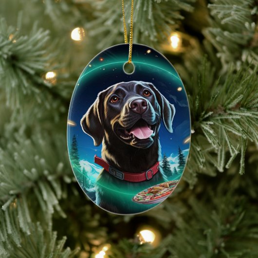 Labrador Retriever Kerstmis, Opknoping Decoratie (Boom)
