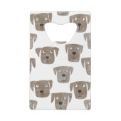 Labrador Retriever Kredietkaart Flessenopener (Achterkant)
