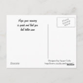 Labrador Retriever krijgt een goed Briefkaart (Achterkant)