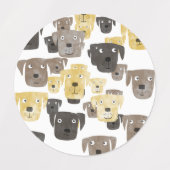 Labrador Retriever Labels (Design 2)