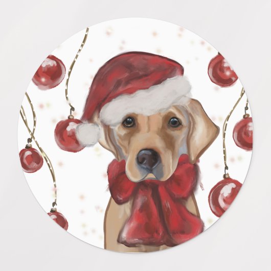 LABRADOR RETRIEVER LABELS (Design 2)
