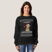 Labrador Retriever Laid Christmas Sweat (Devant entier)