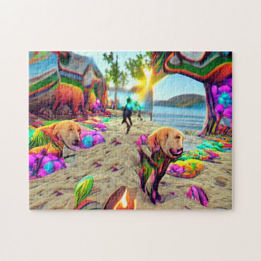 Labrador Retriever Legpuzzel (Horizontaal)
