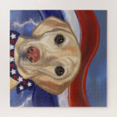 LABRADOR RETRIEVER LEGPUZZEL (Horizontaal)