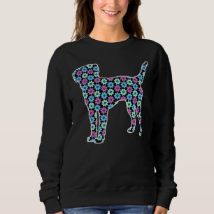 Labrador Retriever Lente Bloemen Patroon Aangepast Trui