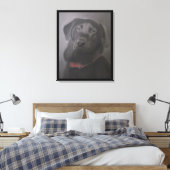 Labrador Retriever Love 24 x 30" Canvas Afdruk (Insitu (Slaapkamer))