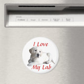 Labrador Retriever Love Magnet (In Situ (Lave-vaisselle))
