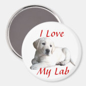 Labrador Retriever Love Magnet (Recto/Verso)