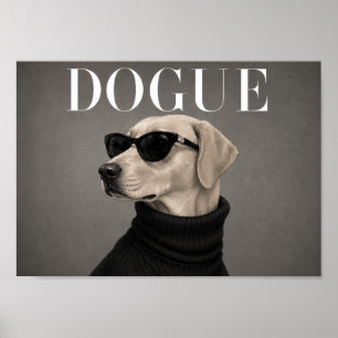 Labrador Retriever Luxe Mode Honden Kunstprint Poster