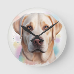 Labrador Retriever Magische grillige kunst Ronde Klok