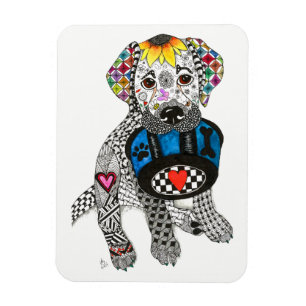 Labrador Retriever Magneet 3 "x4"