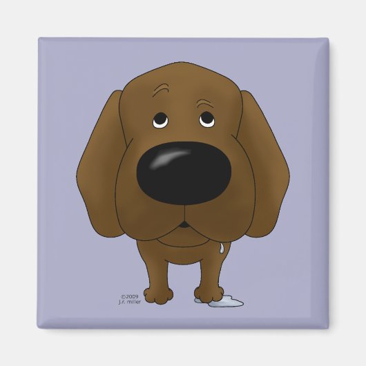 Labrador Retriever Magnet Magneet (Voorkant)