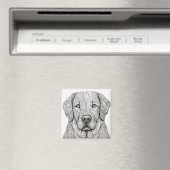 Labrador Retriever Magnet Magneet (Insitu (Vaatwasser))
