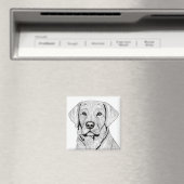 Labrador Retriever Magnet Magneet (Insitu (Vaatwasser))