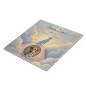 Labrador Retriever Memorial Ceramic Tile Rainbow Tegeltje (Zijkant)