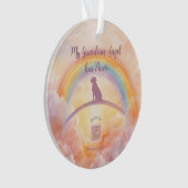 Labrador Retriever Memorial Ornament – Rainbow (devant)