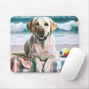 Labrador Retriever met Bikini Top Muismat