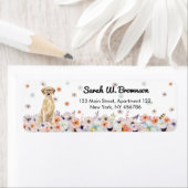 Labrador Retriever met ezels Etiket (Insitu)