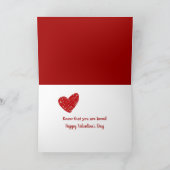 Labrador Retriever met Valentijn kussen Kaart (Binnen)