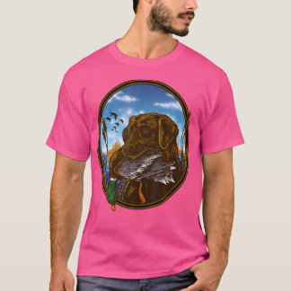 Labrador Retriever met wilde eend jacht T-shirt
