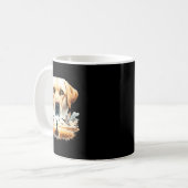 Labrador Retriever met wilde eenden die op eend ja Koffiemok (Voorkant links)