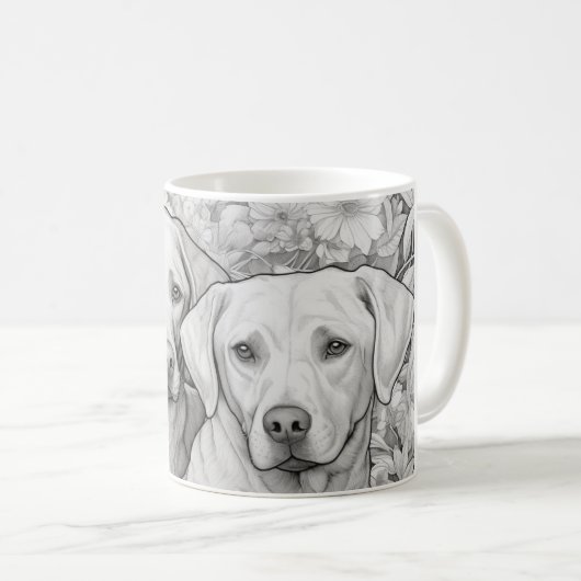 Labrador Retriever Mug (Devant droit)