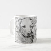 Labrador Retriever Mug (Devant gauche)