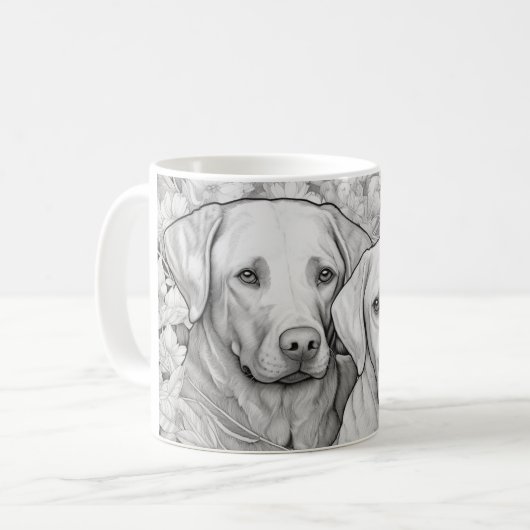 Labrador Retriever Mug (Devant gauche)
