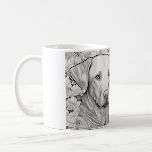 Labrador Retriever Mug (Gauche)