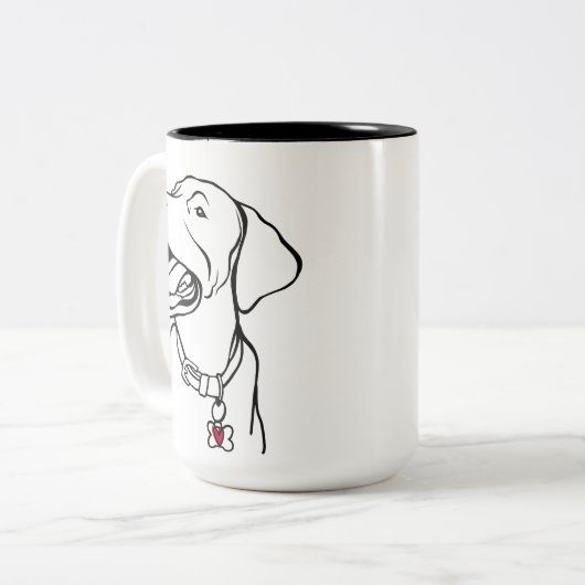 Labrador Retriever Mug (Devant gauche)