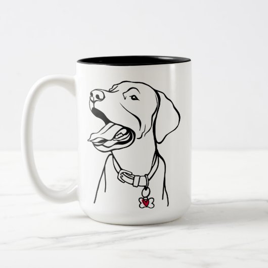 Labrador Retriever Mug (Gauche)