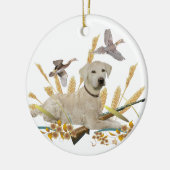 Labrador Retriever My Dog Hunts Ornament (Links)