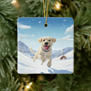 Labrador Retriever Noël, Décoration pendante